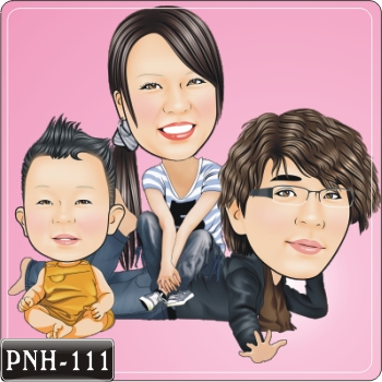 Q版全家福漫畫 PNH-111 歡樂全家福Q版漫畫